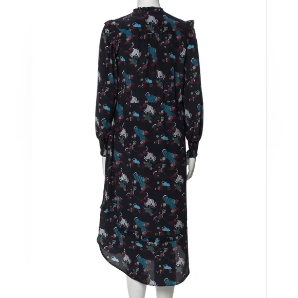 Cefinn Midi Length Silk Dress - Picture 13 of 15